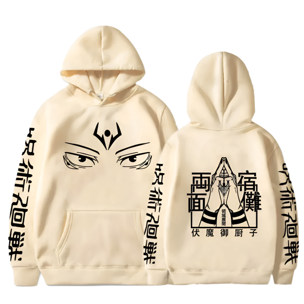 Jujutsu Kaisen Sukuna Eyes Hoodie