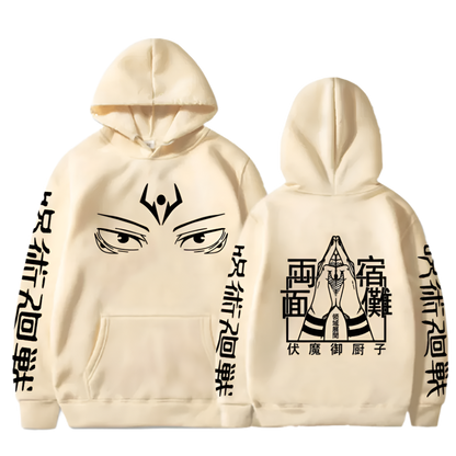 Jujutsu Kaisen Sukuna Eyes Hoodie