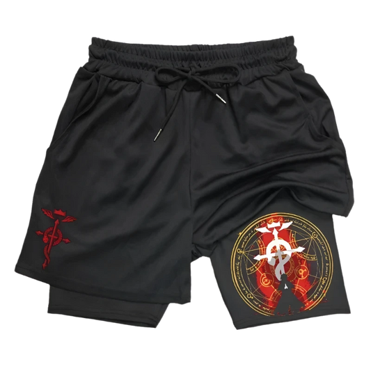 Fullmetal Alchemist - Edward Elric Gym Shorts