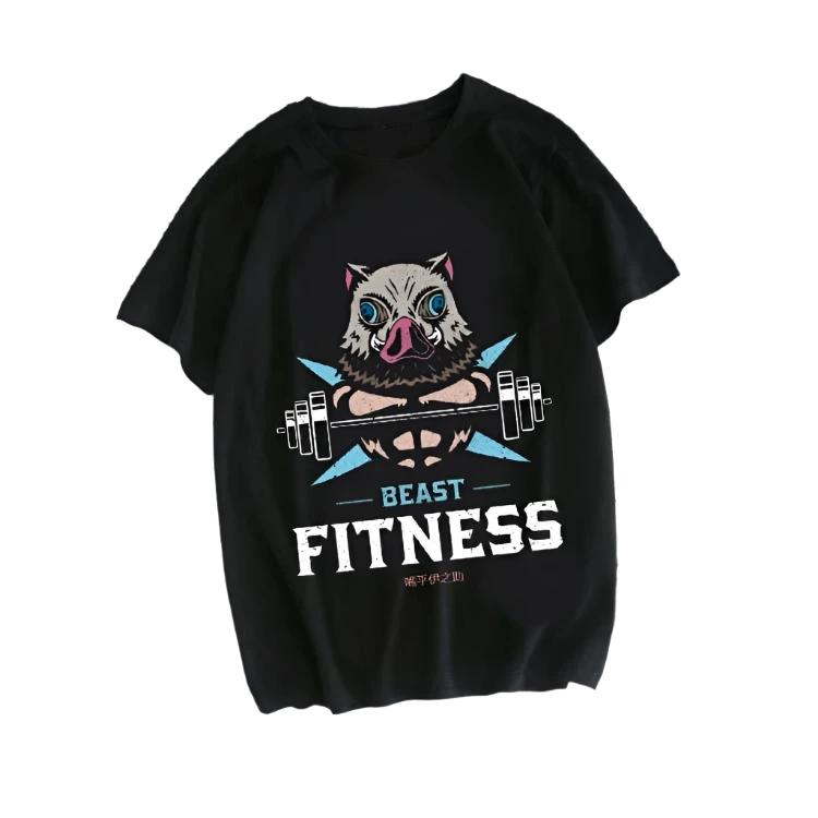 Demon Slayer Inosuke Beast Fitness T-shirt