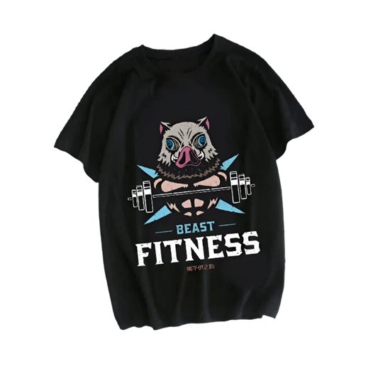 Demon Slayer Inosuke Beast Fitness T-shirt