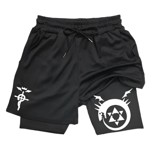 Full Metal Alchemist - Alchemist Logo Gym Shorts