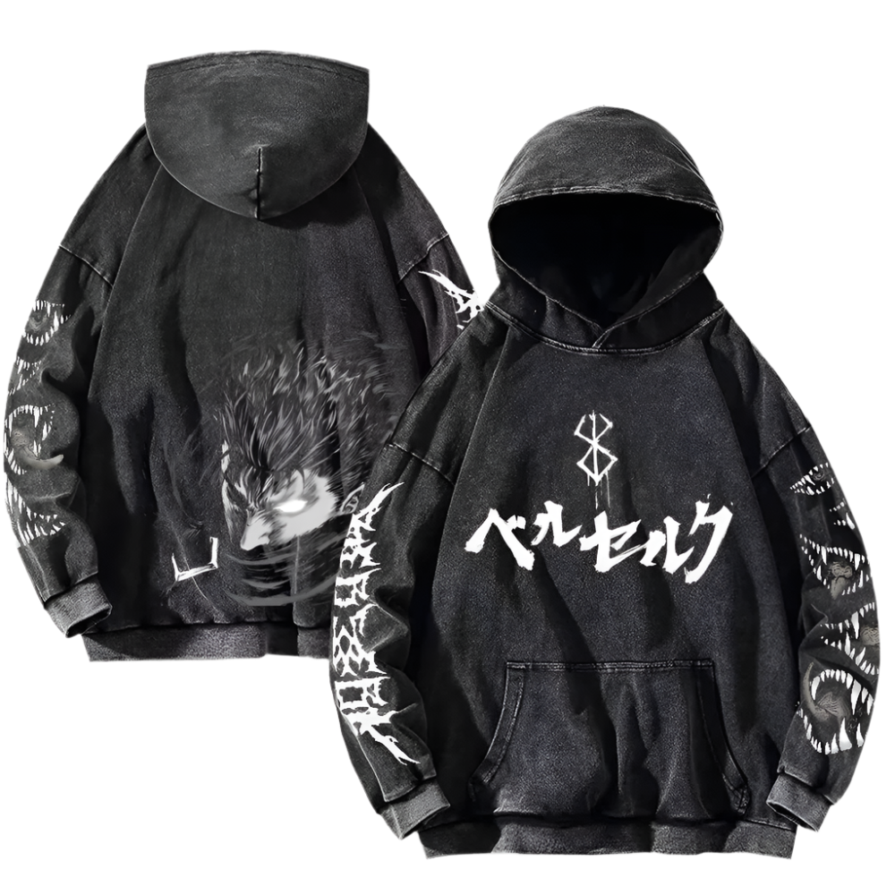 Berserk Guts Rage Vintage Hoodie