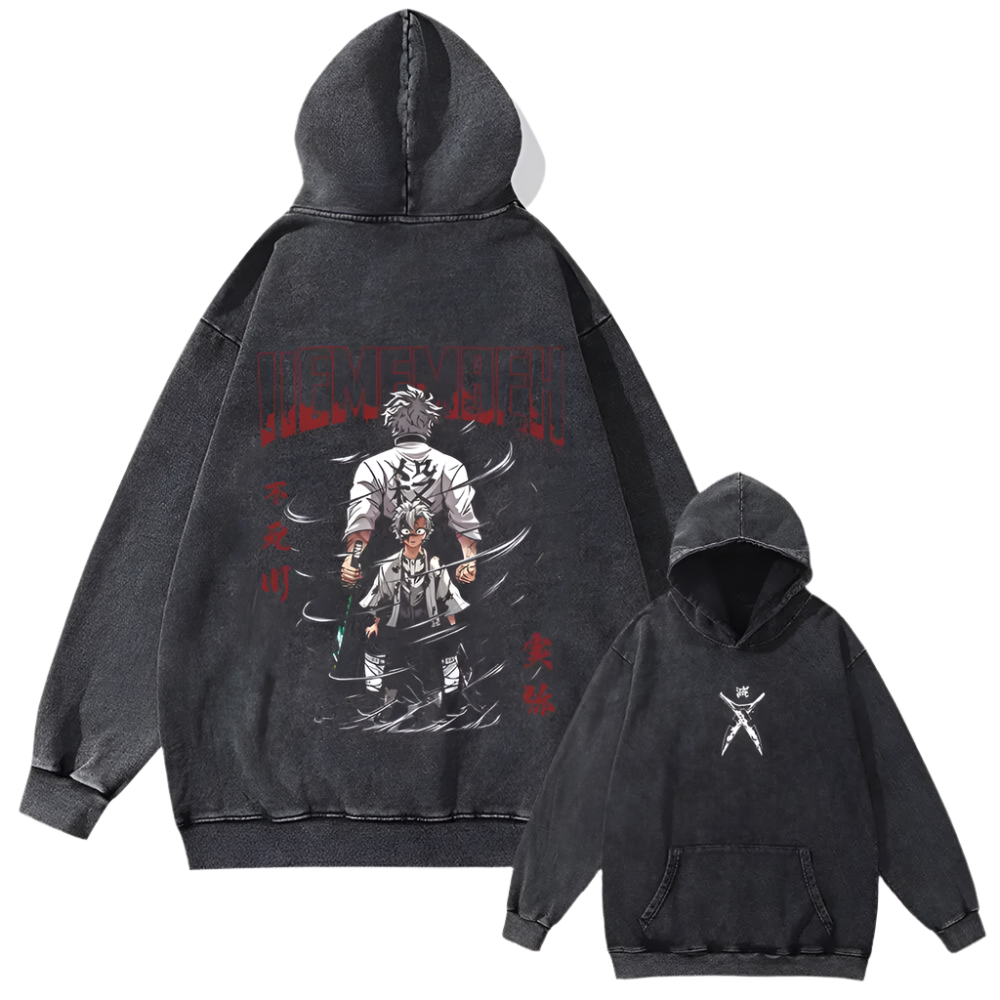 Demon Slayer - Sanemi Shinazugawa Vintage Hoodie