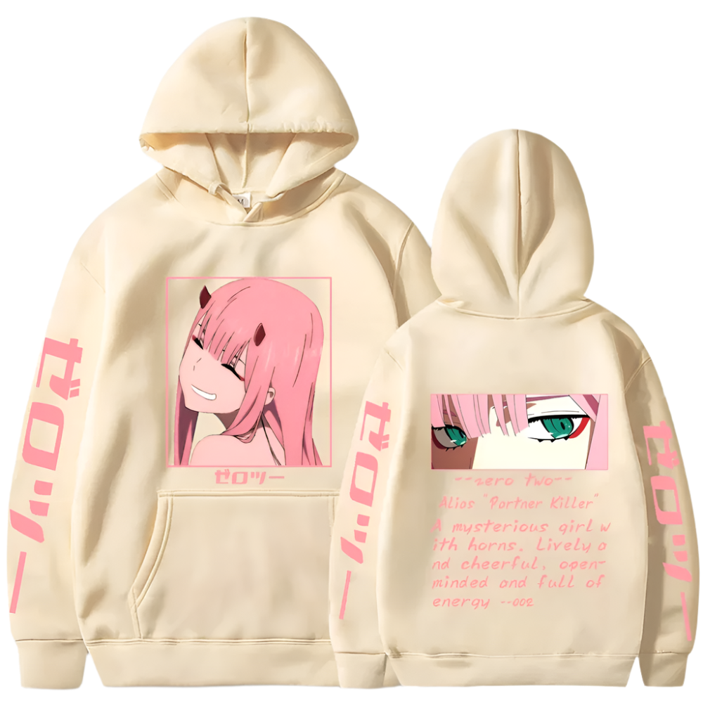 Darling In The Franxx Zero Two smile Hoodie