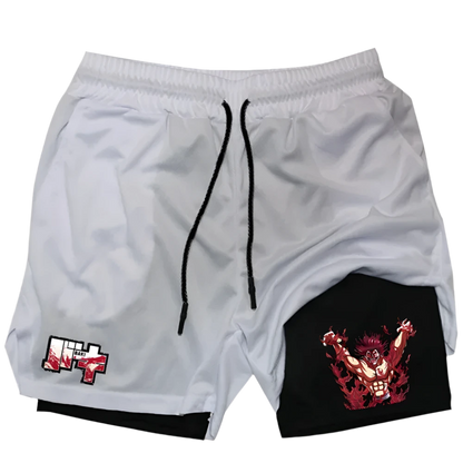 Baki the Grappler - Yujiro Gym Shorts