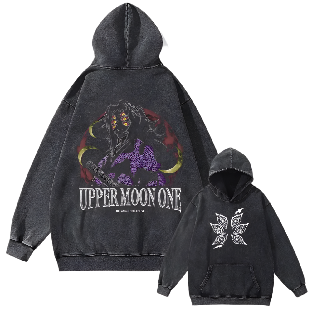 Demon Slayer - Kokushibo Upper Moon Vintage Hoodie