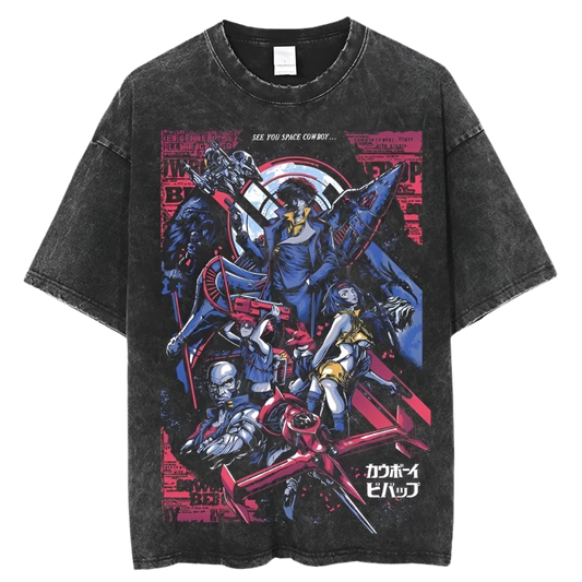 Cowboy Bebop - Vintage Oversized T Shirt