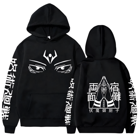 Jujutsu Kaisen Sukuna Eyes Hoodie