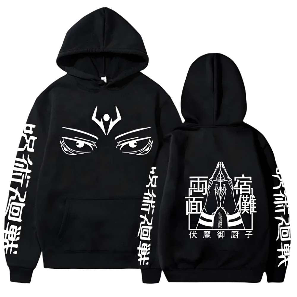 Jujutsu Kaisen Sukuna Eyes Hoodie