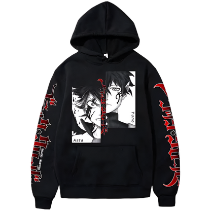 Yuno X Asta Hoodie Black Clover