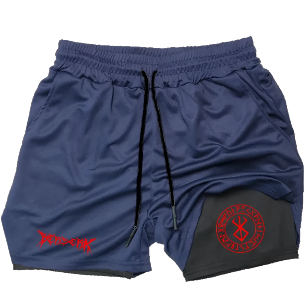 Berserk - Gym Shorts (Red print)