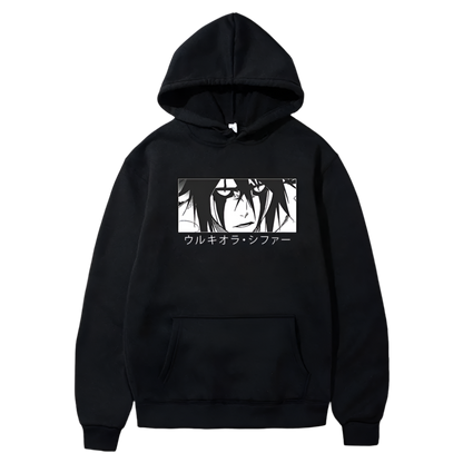 Bleach Ulquiorra Cifer eyes stare Hoodies