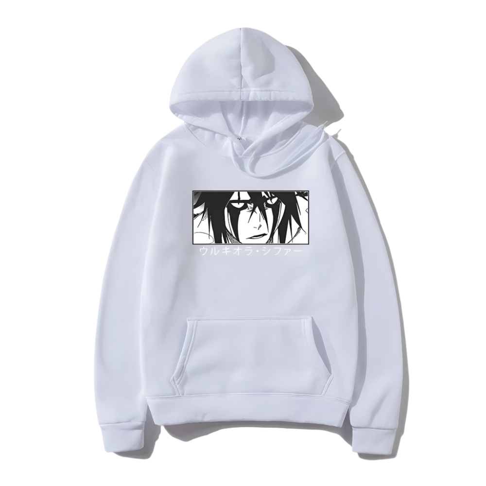 Bleach Ulquiorra Cifer eyes stare Hoodies