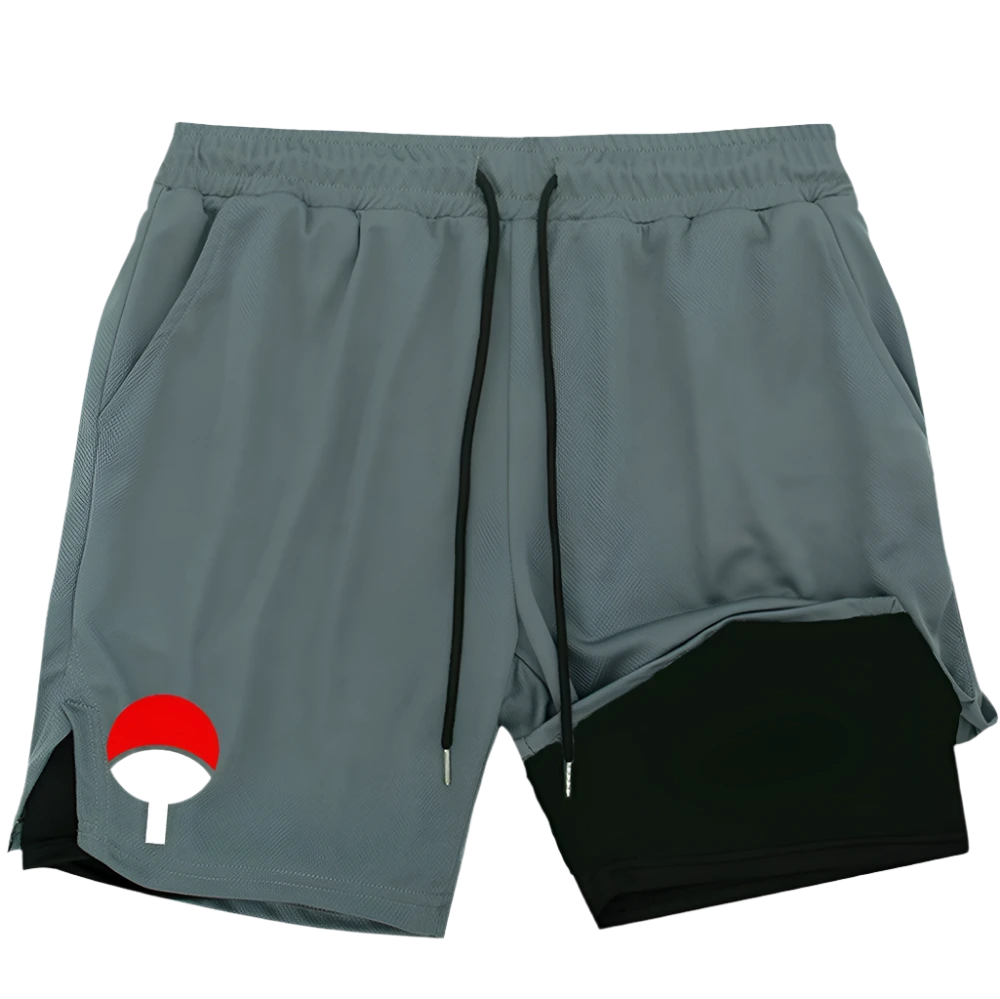 Naruto Shippuden - Uchiha Clan Symbol Gym Shorts