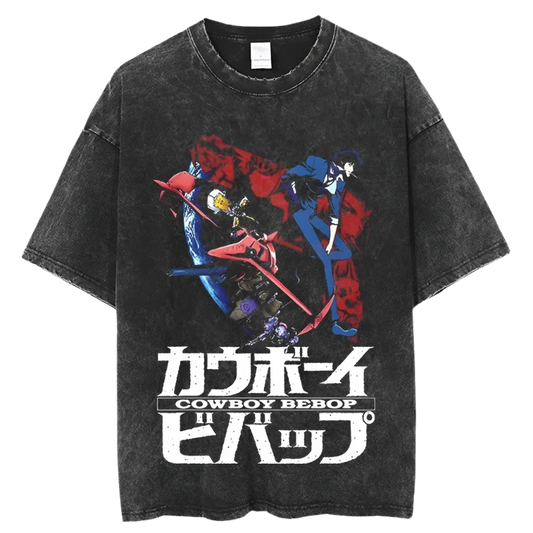 Cowboy Bebop - Spike Spiegel Vintage Oversized T Shirt