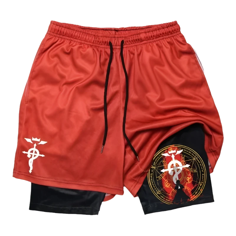 Fullmetal Alchemist - Edward Elric Gym Shorts