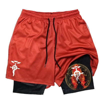 Fullmetal Alchemist - Edward Elric Gym Shorts