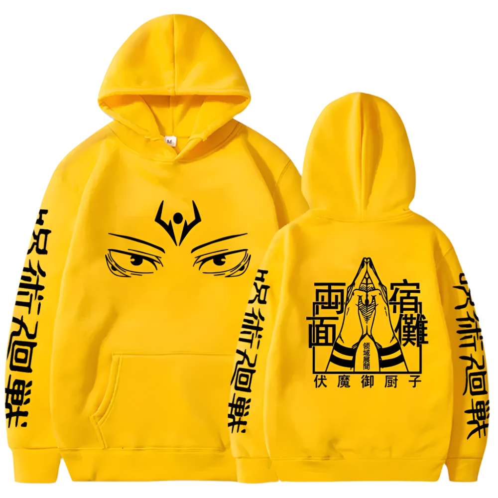 Jujutsu Kaisen Sukuna Eyes Hoodie