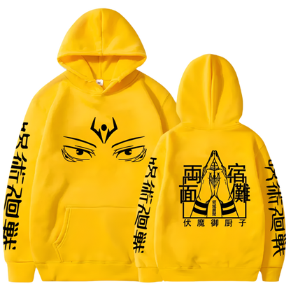 Jujutsu Kaisen Sukuna Eyes Hoodie