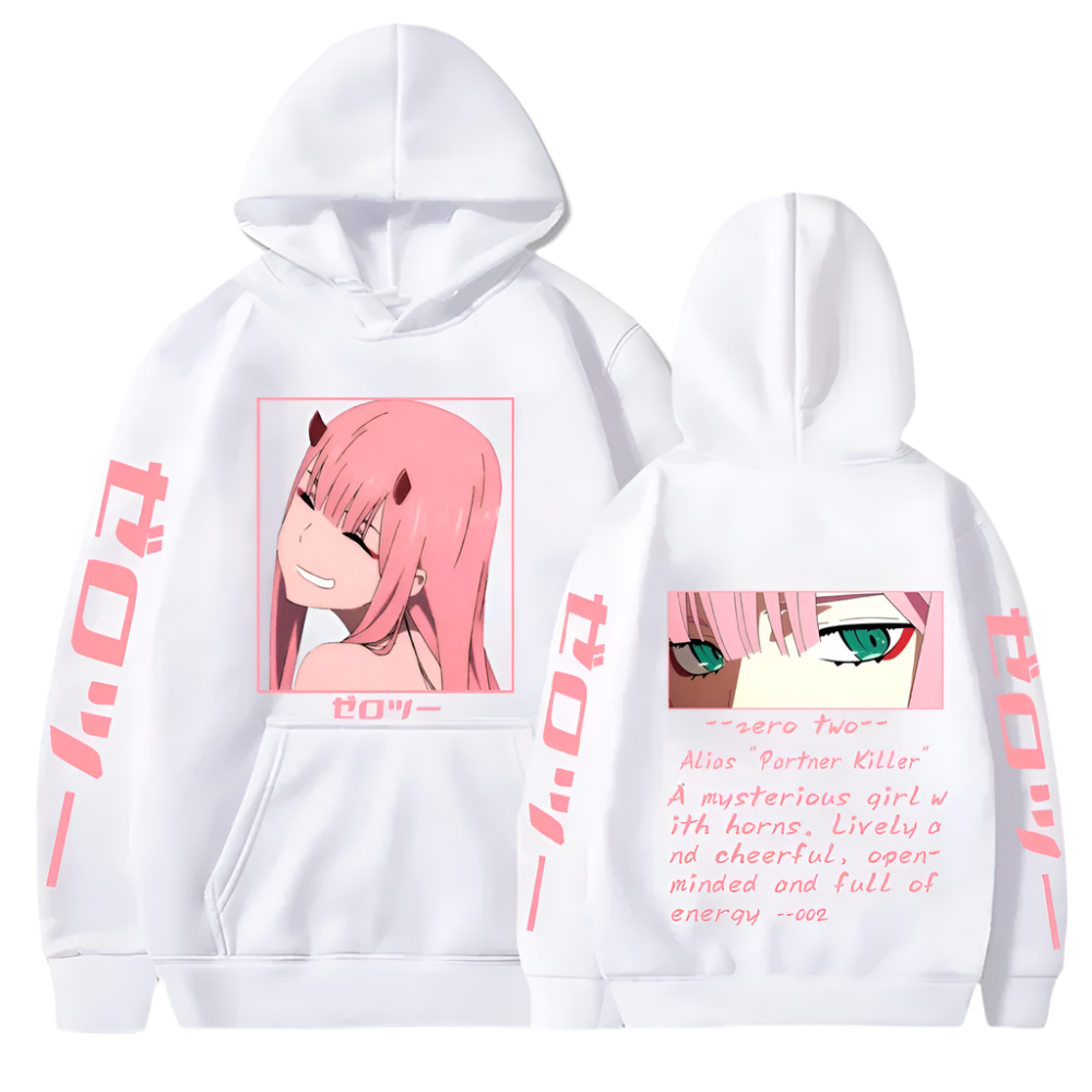 Darling In The Franxx Zero Two smile Hoodie