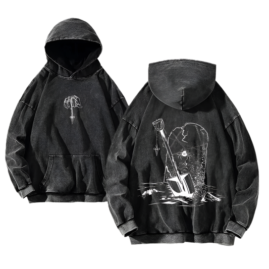 Hunter x Hunter - Shovel Coffin Vintage Hoodie