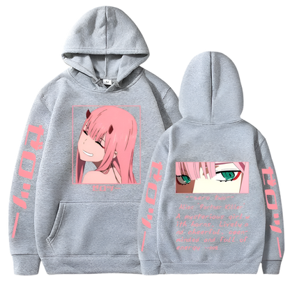 Darling In The Franxx Zero Two smile Hoodie