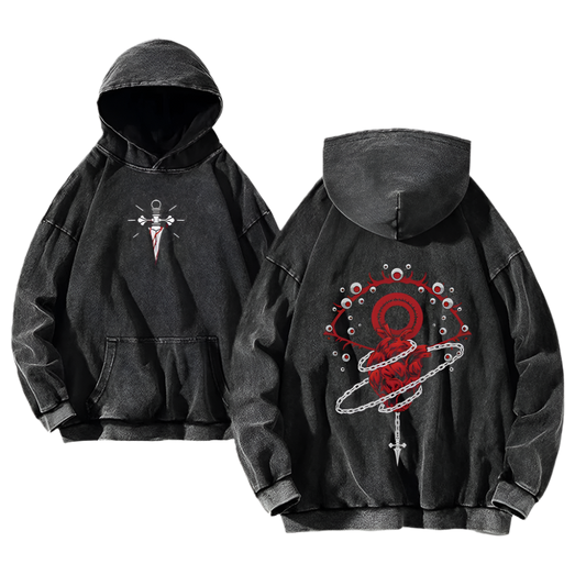 Hunter x Hunter - Kurapika Chain Heart Vintage Hoodie