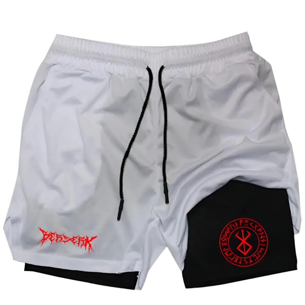 Berserk - Gym Shorts (Red print)