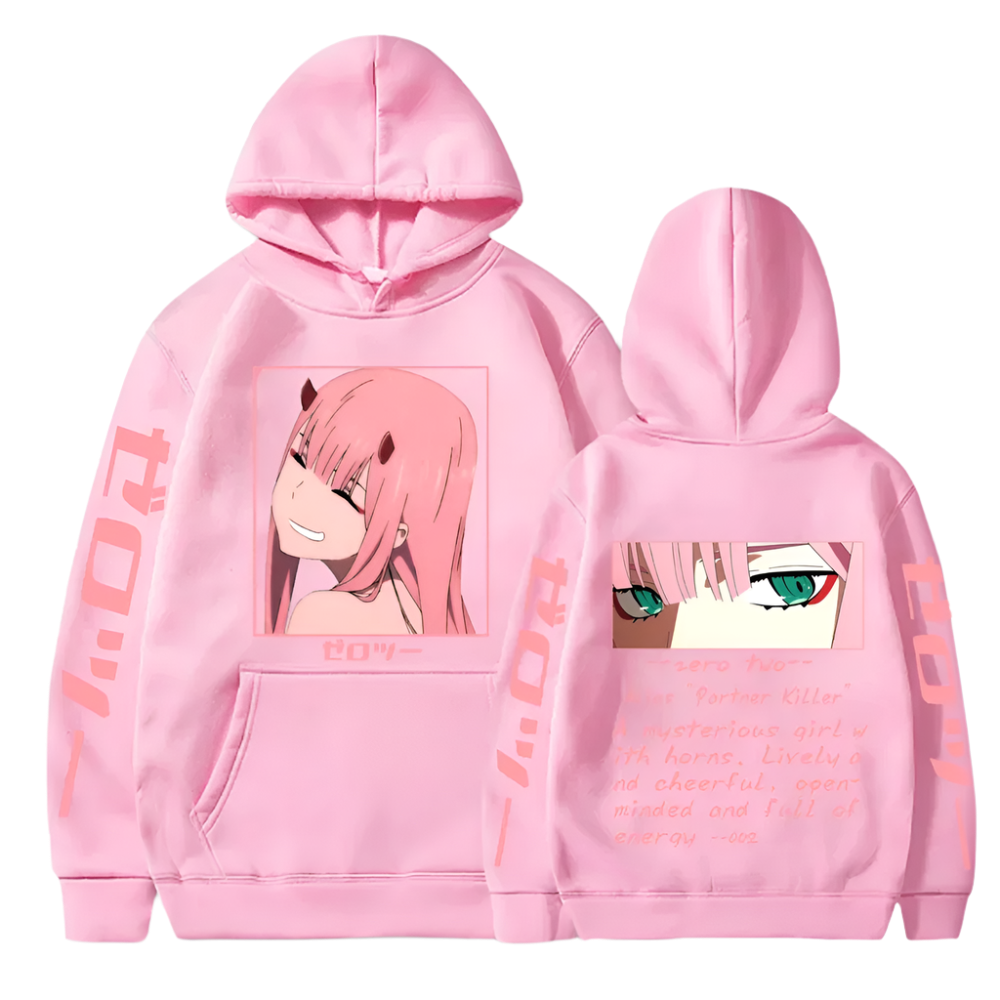 Darling In The Franxx Zero Two smile Hoodie