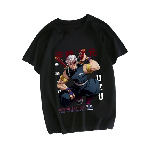 Demon Slayer Tengen Uzui Squatting T-Shirt