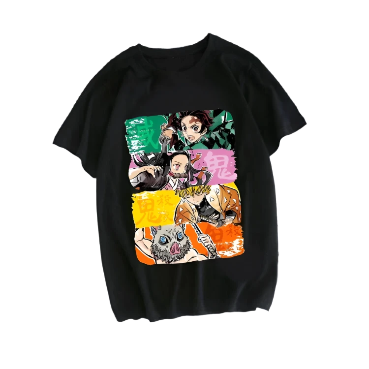 Demon Slayer Tanjiro+Nezuko+Zenitsu+Inosuke T-Shirt