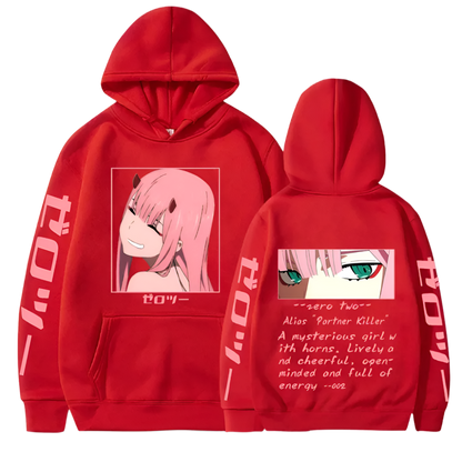 Darling In The Franxx Zero Two smile Hoodie