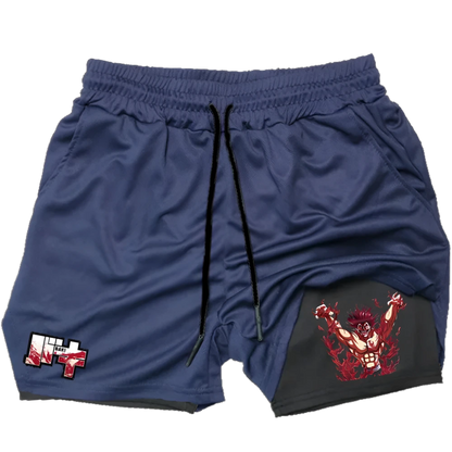 Baki the Grappler - Yujiro Gym Shorts