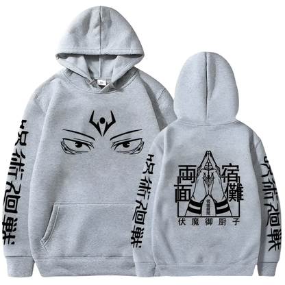 Jujutsu Kaisen Sukuna Eyes Hoodie