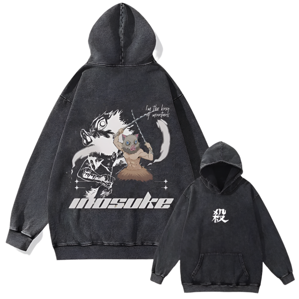 Demon Slayer - Inosuke Hashibira Vintage Hoodie