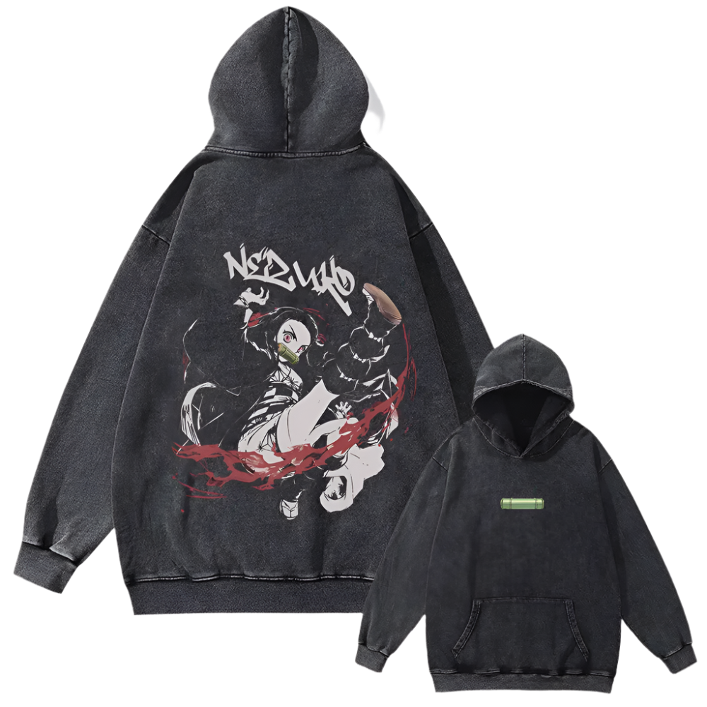 Demon Slayer - Nezuko Kamado Vintage Hoodie