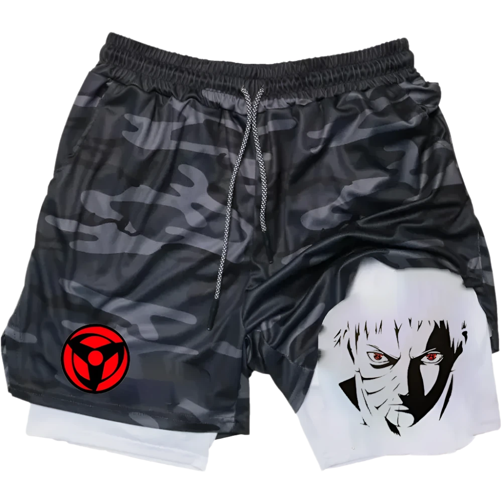 Naruto Shippuden - Obito Uchiha Gym Shorts