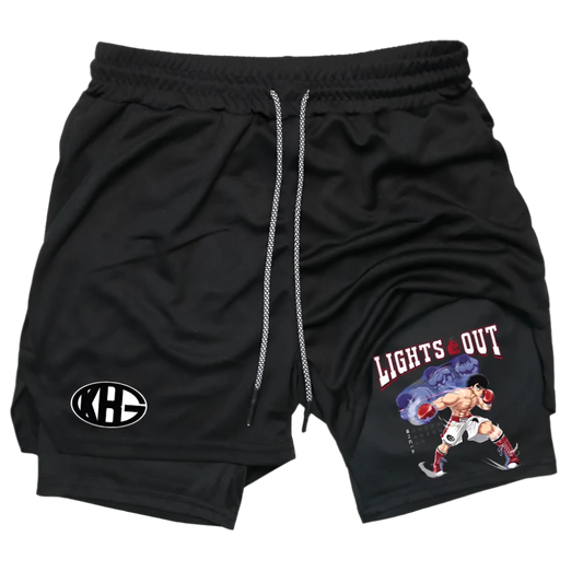 Hajime no Ippo - Ippo 'Lights out' Gym Shorts