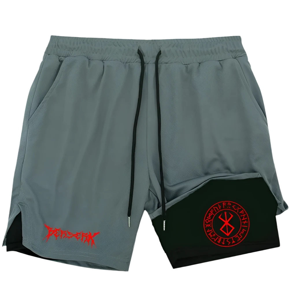 Berserk - Gym Shorts (Red print)