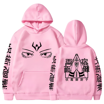 Jujutsu Kaisen Sukuna Eyes Hoodie