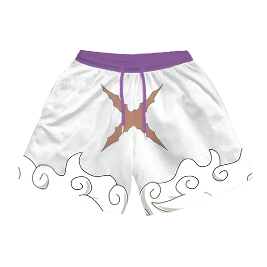 One Piece - Luffy gear 5 white shorts