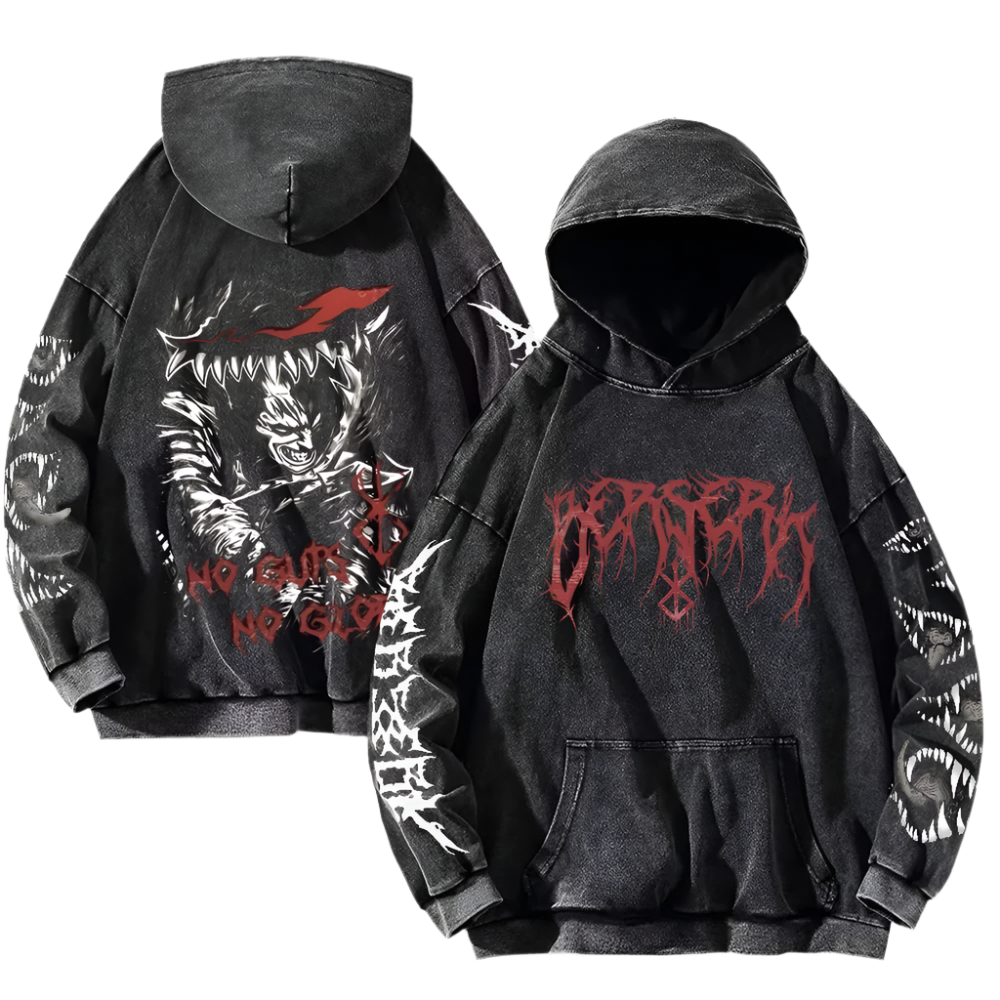 Berserk Guts Berserker Vintage Hoodie