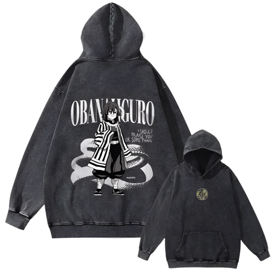 Demon Slayer - Obanai Iguro Vintage Hoodie