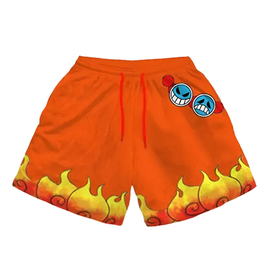 One Piece - Ace fire fist Shorts