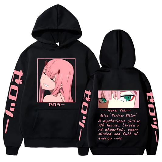 Darling In The Franxx Zero Two smile Hoodie