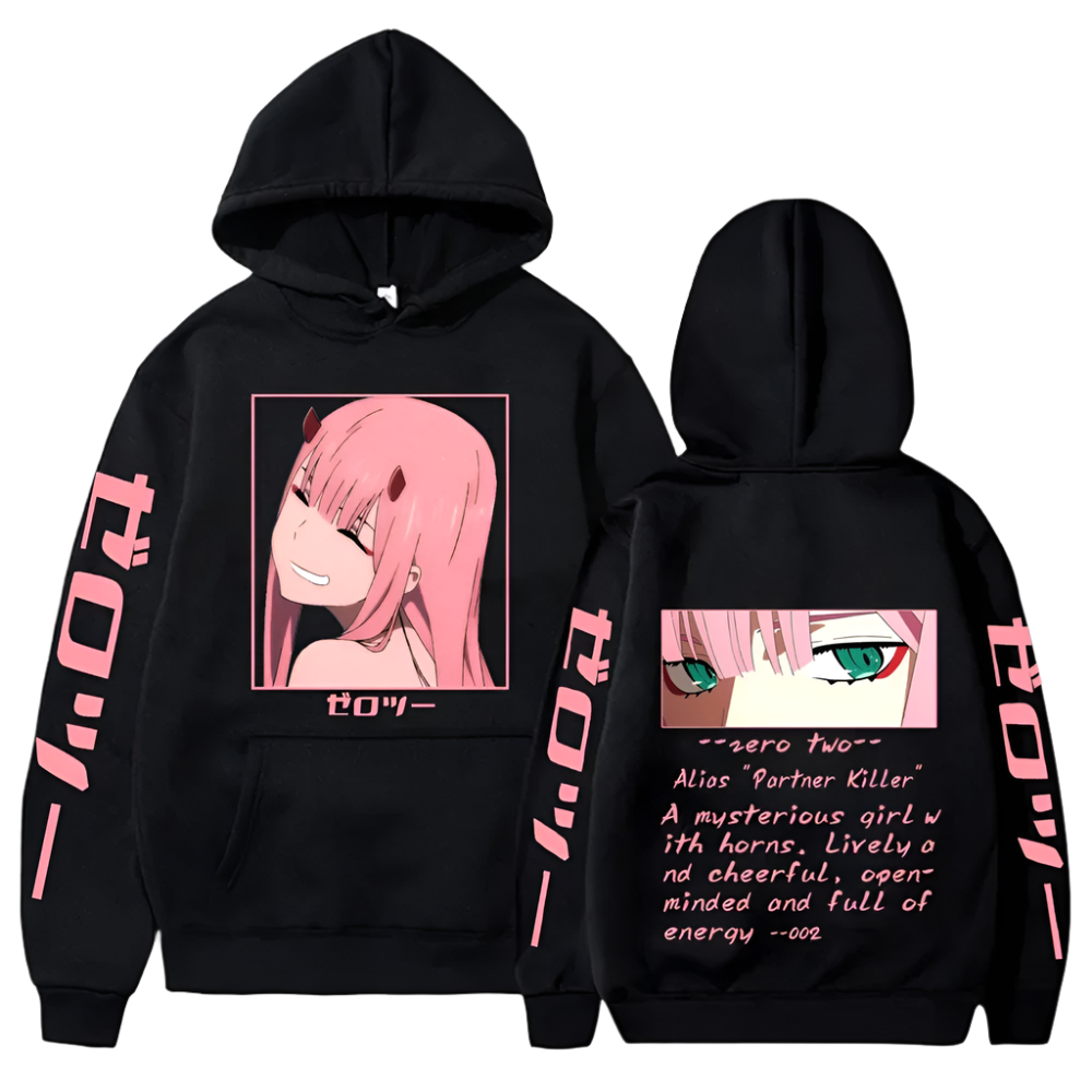 Darling In The Franxx Zero Two smile Hoodie