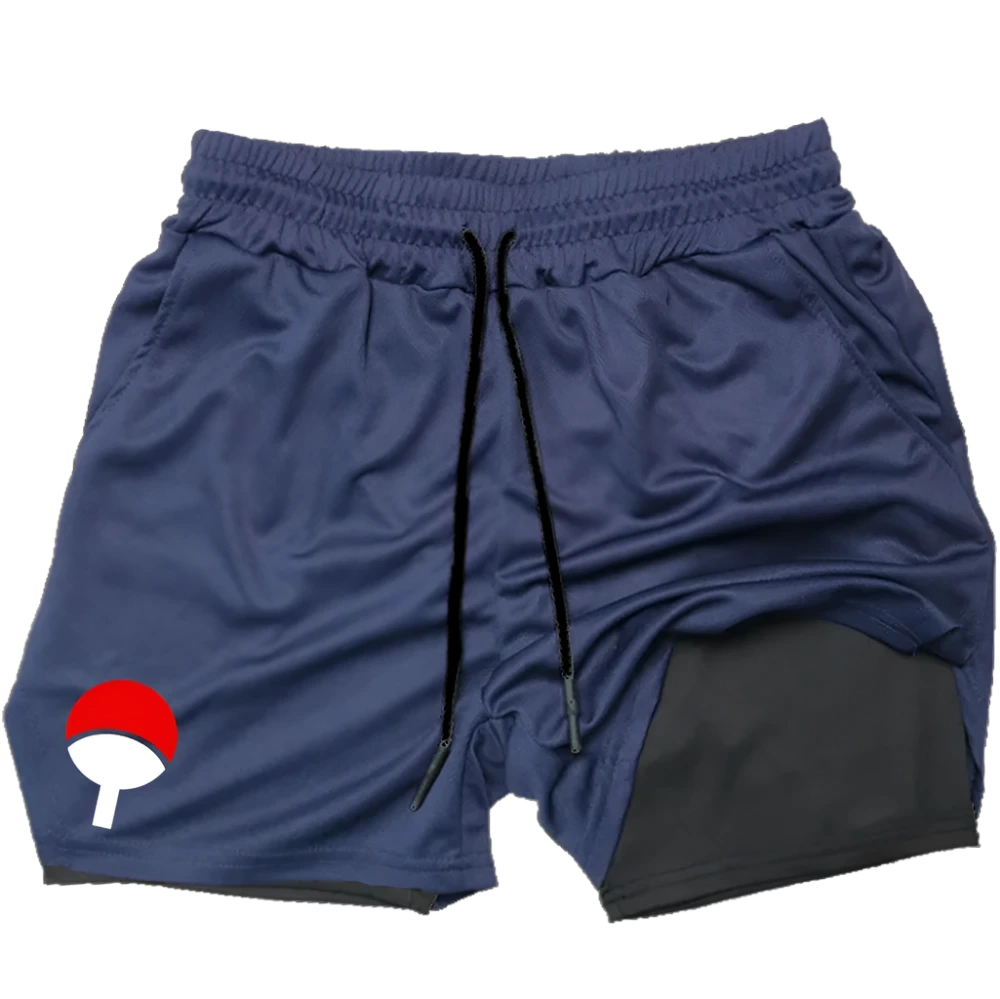 Naruto Shippuden - Uchiha Clan Symbol Gym Shorts