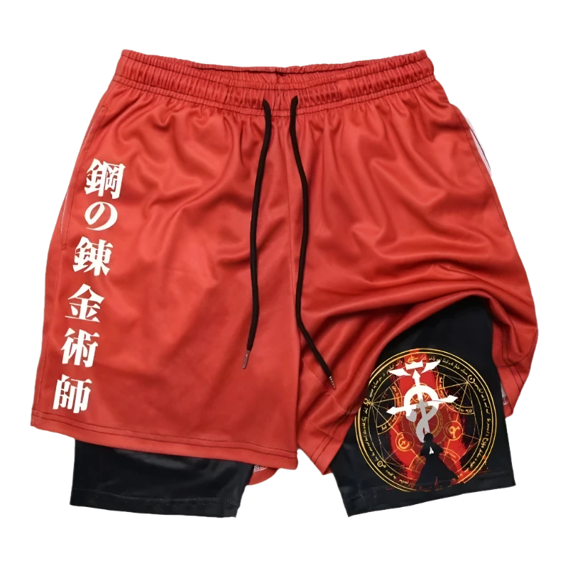 Fullmetal Alchemist - Edward Elric Gym Shorts