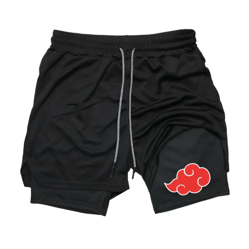 Naruto Shippuden - Akatuski Gym Shorts